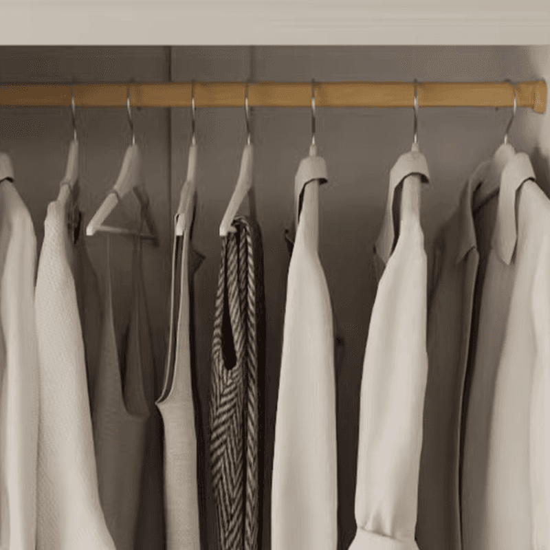 White Simple Timber Wardrobe Closet Soft Close Drawer Soft Close Door Interior Shelves - image 9