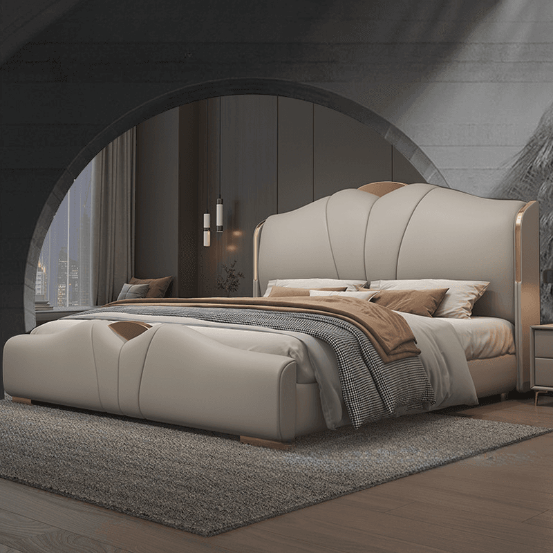 Grey Solid Color Storage Bed with 3 Storage Boxes, Pine Wood Frame for Living Room