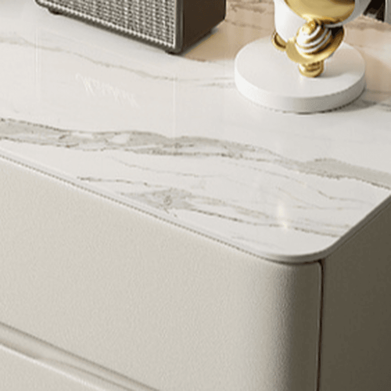 Postmodern Bedside Cabinet Nightstand with 2 Drawers - image 10