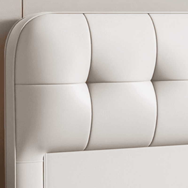 Simplistic Style Panel Headboard with No Distressing, Piled Tufted Rectangular Shape for King/Queen/Full Bed, Featuring Sponge Upholstery Fill and Standard Height - image 9