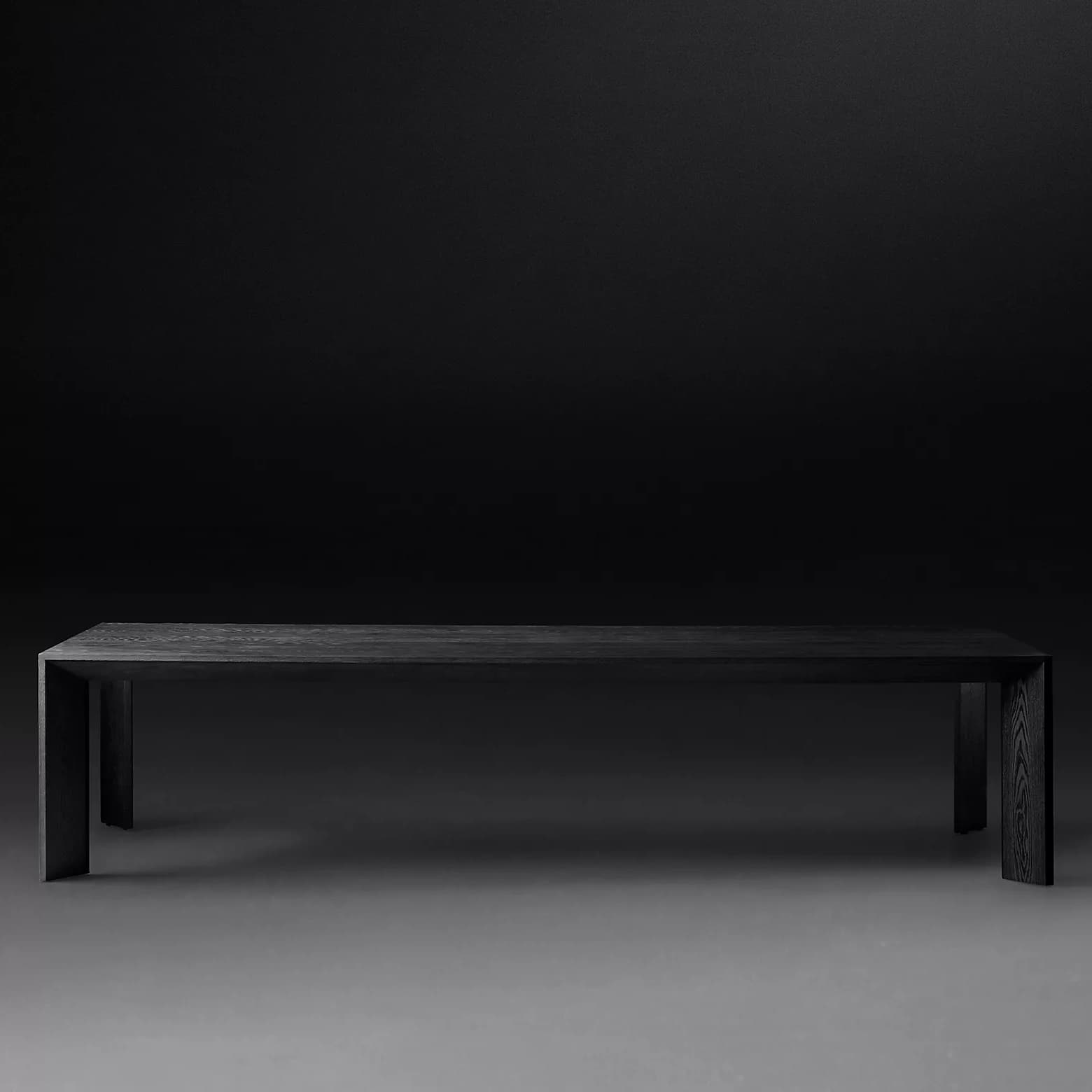 Industrial Pine Wood Dining Table Rectangle Kitchen Wooden Table with 4 Legs - image 8