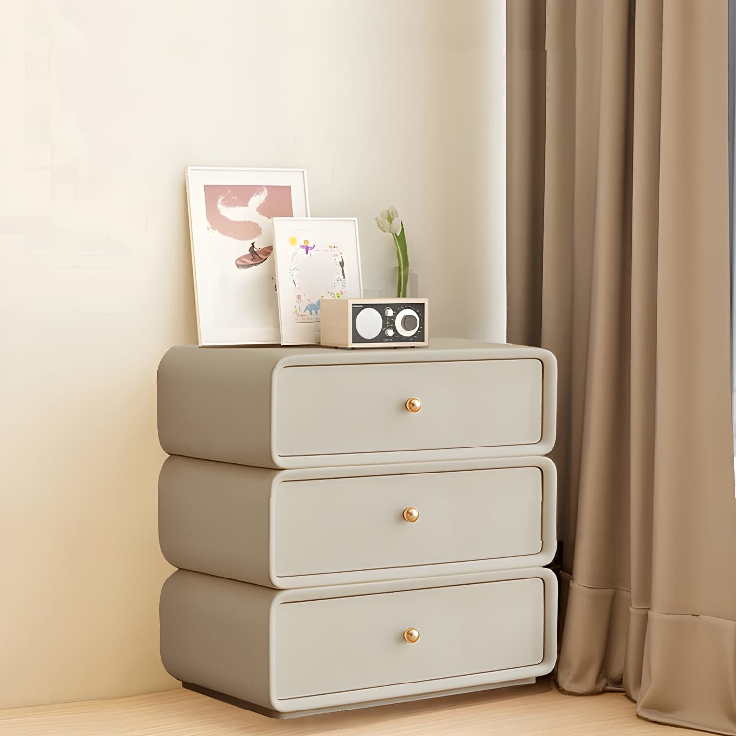 Modern Light Wood Dressers with Solid Wood Construction and Soft-Close Drawers - image 3