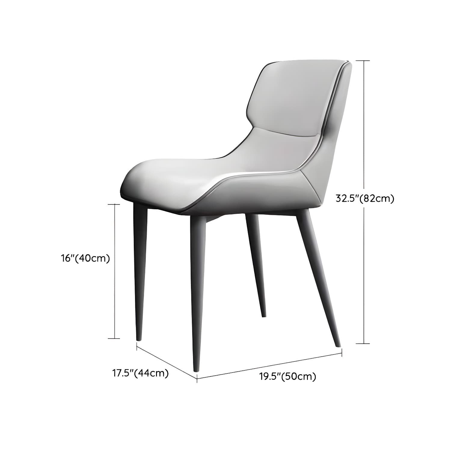 Modern White Stone Top Dinette Table Set 1/4/5/7 Pieces Dining Set with Padded Chairs - image 13