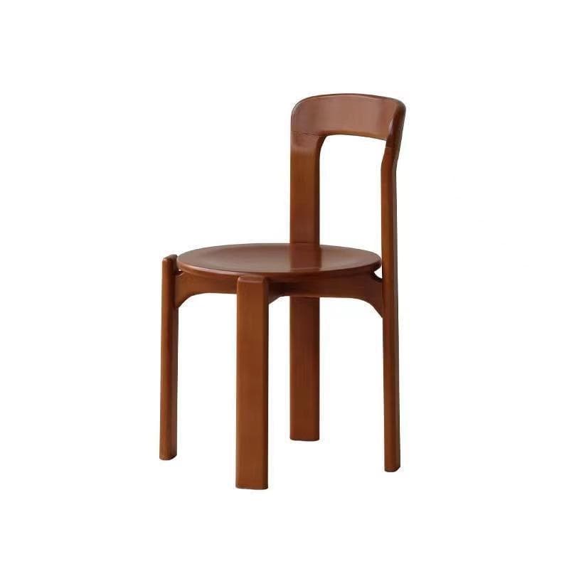 Framed Stable Orange/Green/Blue Solid Wood Side Chair with Foot Pads in a Modern Style - image 11