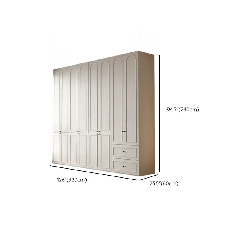 Casual Natural Wood Independent Armoire Cabinet with Soft Close Drawer, Soft Close Door, and Interior Shelves - image 30