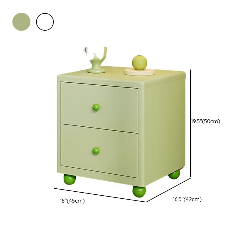 Organic Modern 2 Tiers Nightstand With Drawer Organization/Open Nightstand with Alloy Countertop - image 20