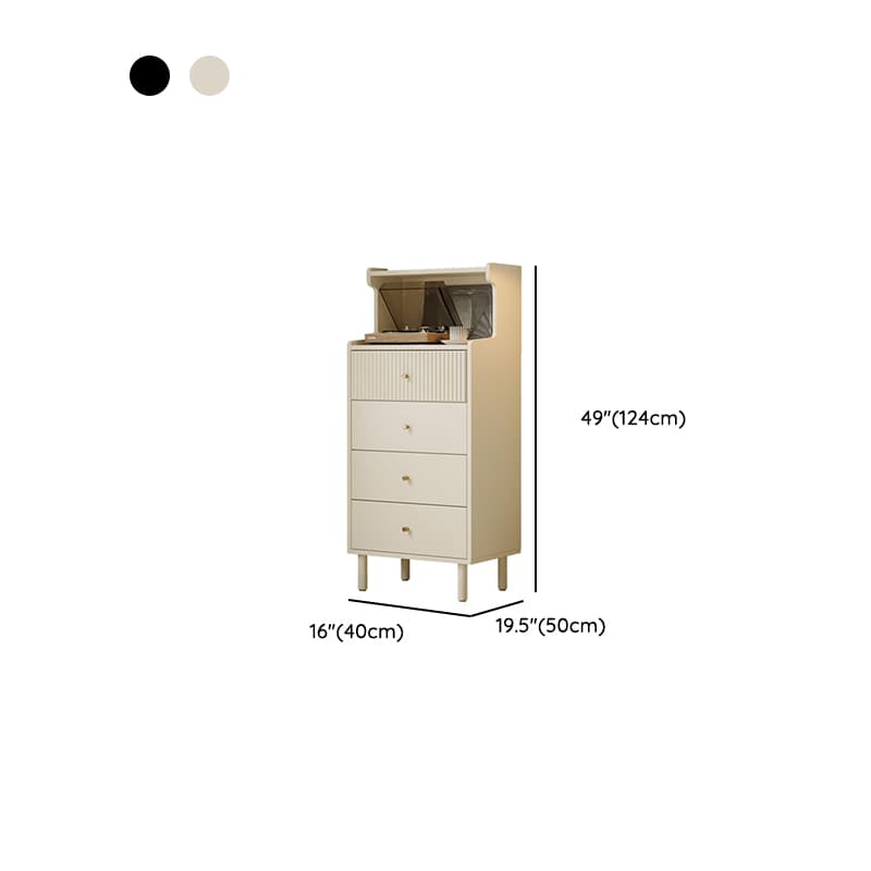 Casual Composite Wood Bachelor Chest/Console Dresser with Shelves, 4 Drawers/8 Drawers, Vertical/Horizontal Orientation - image 20