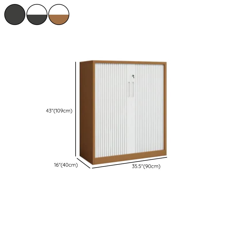 Steel Self-supporting Lockable Accent Cabinet with Sliding Door - image 24