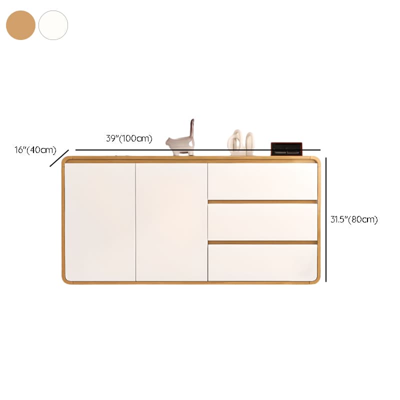 Narrow/Standard/Wide Lumber 2 Drawers/3 Drawers Locker Variable Shelf 4 Doors/2 Doors/3 Doors Functional Storage Cabinet Sideboard - image 8