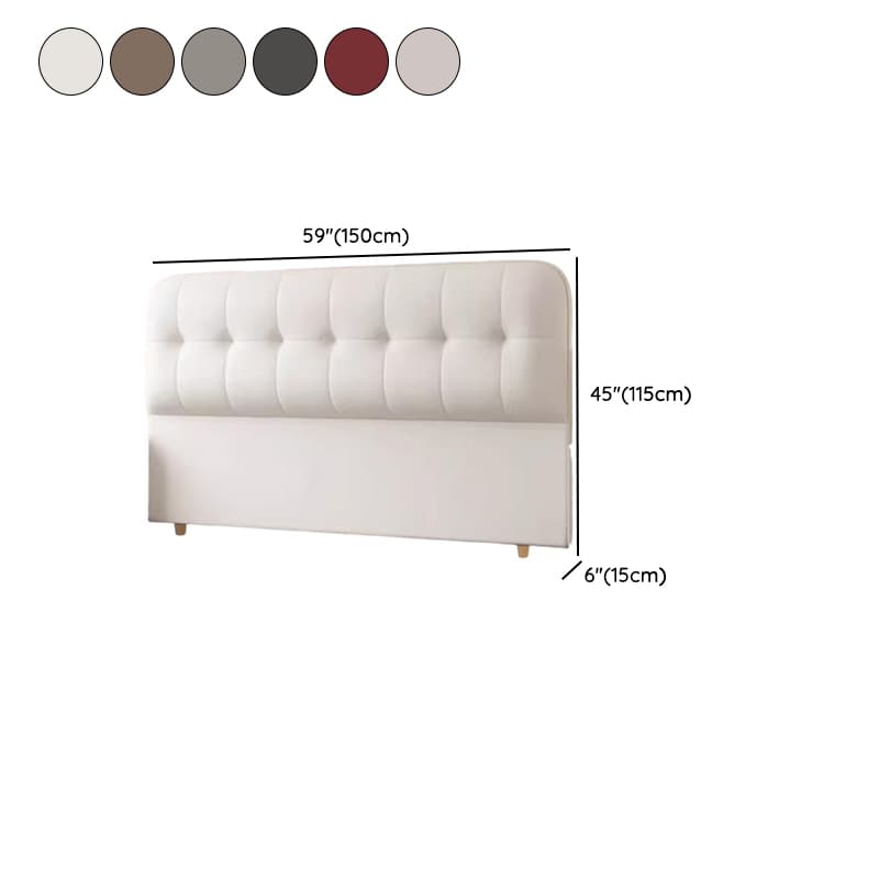 Trendy Panel Headboard with No Distressing, Piled Tufted Rectangle Design for King/Queen/Full Bed, Featuring Sponge Upholstery and Standard Height - image 10