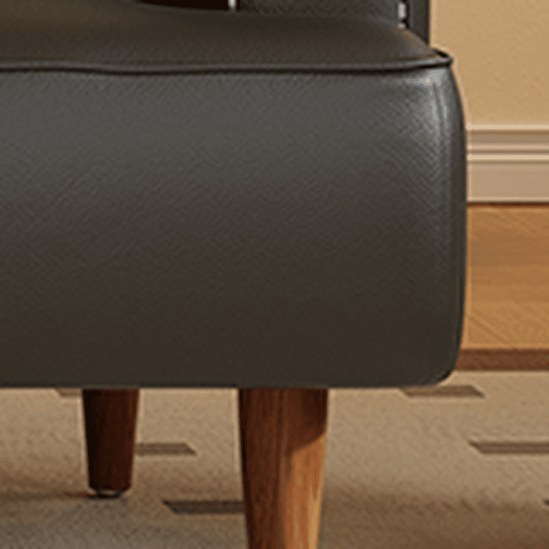 Drawing Room Stain Resistant Loveseat with Tufted Back in Taupe, 2-Person Seating, Receptacle Storage, and Recessed Arm - image 12