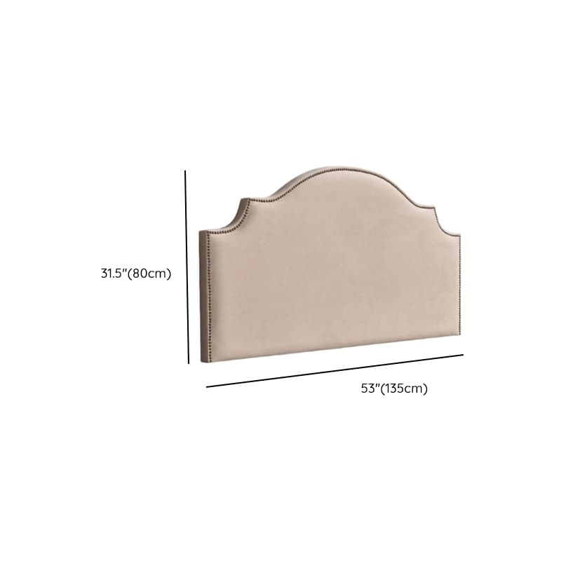 No Distressing Twin XL/Full/Queen Panel Headboard with Nailhead Border, Portman Shape, Sponge Fill, Wall Mounted, Low Height - image 15