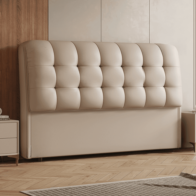 Simplistic Style Panel Headboard with No Distressing, Piled Tufted Rectangular Design for Queen/Full/Twin XL Bed, Featuring Sponge Upholstery and Standard Height - image 9