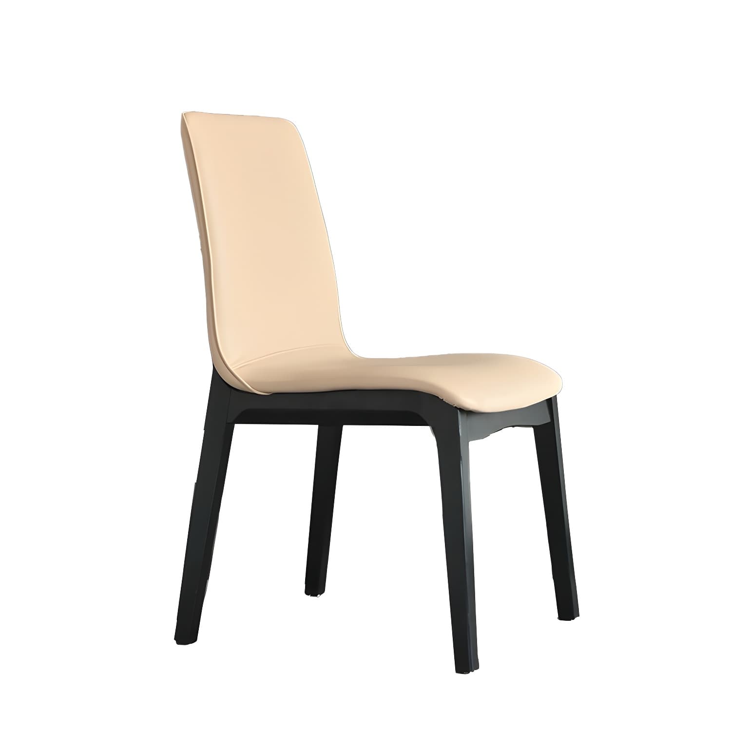 Modern Faux Leather Dining Chair with Solid Wood Legs for Dining Room - image 13