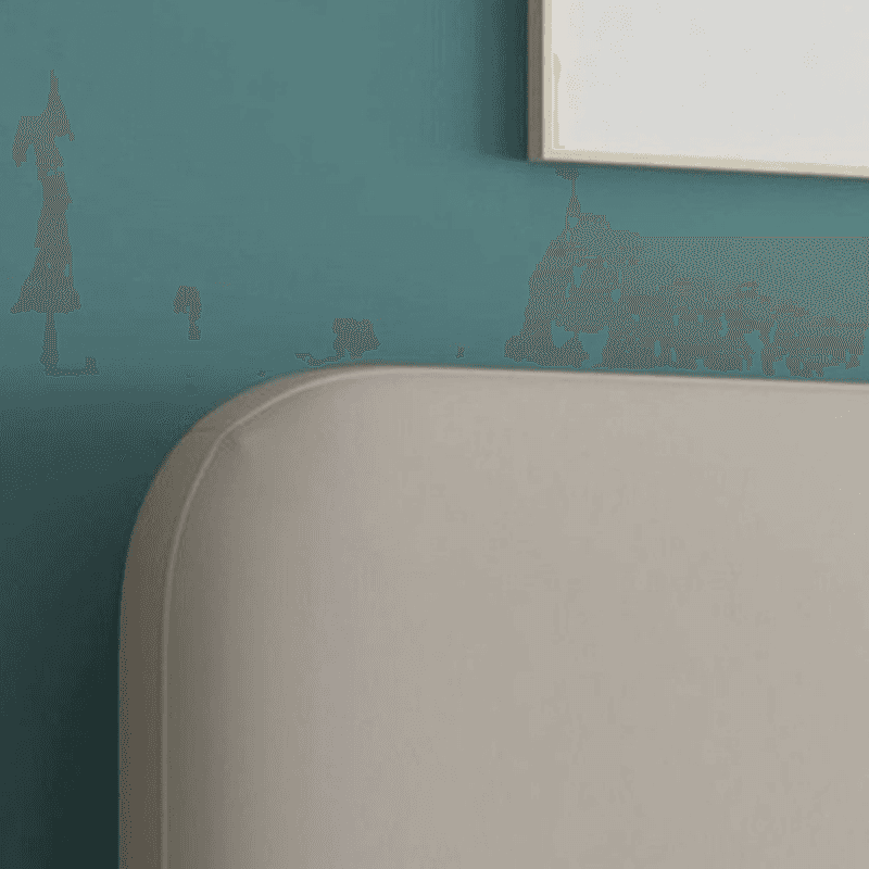Trendy Panel Headboard in Natural Wood with No Distressing, Rectangle Shape for King/Queen/Full Bed, Sponge Upholstery Fill, Standard Height - image 7