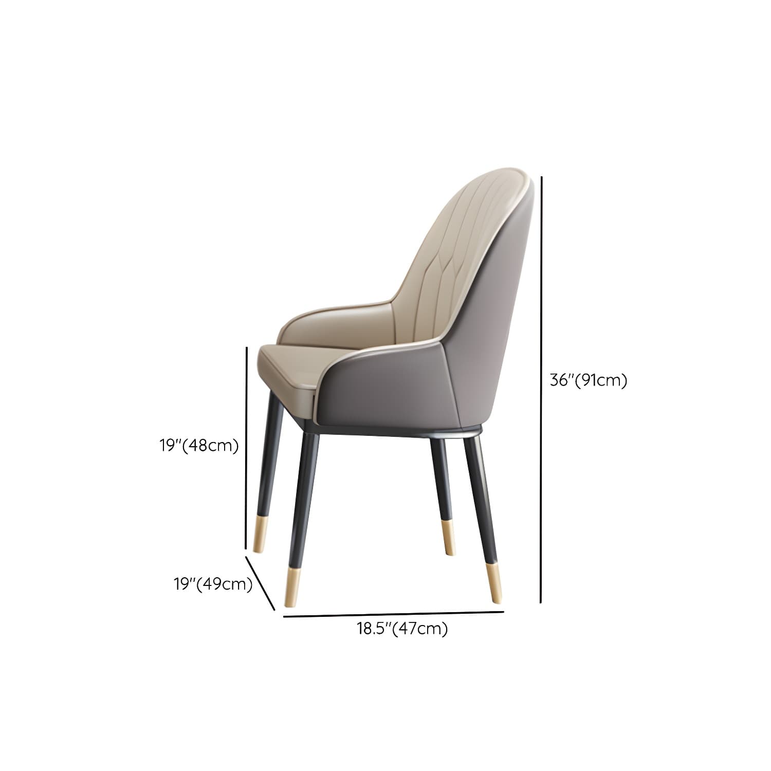 Modern Dining Set 1/5/7 Pcs Round Marble Dining Table and Upholstered Chairs - image 15