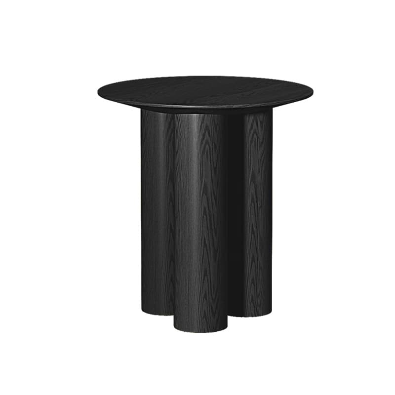 Orbicular Travertine/Lumber Coffee Table with Wooden Legs for Home