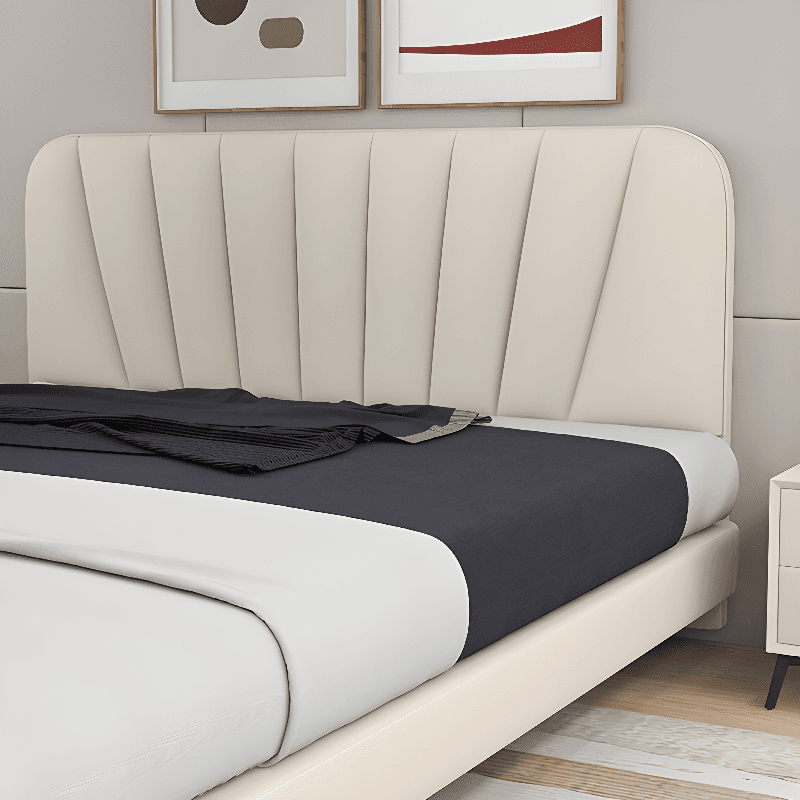 Simplistic Style Panel Headboard in Lumber with No Distressing, Rectangular Shape for Queen/Full/Twin XL Bed, Featuring Sponge Upholstery Fill and Standard Height - image 9