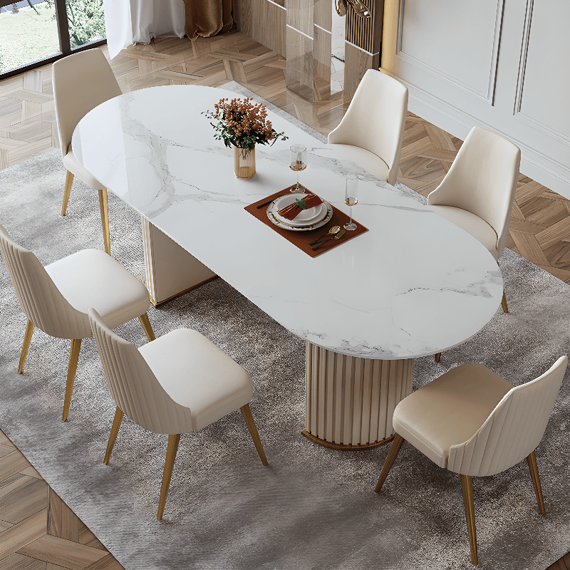 Lavish/Contemporary Upholstered Side Chair with Parsons Back Style and Metal Legs - image 5
