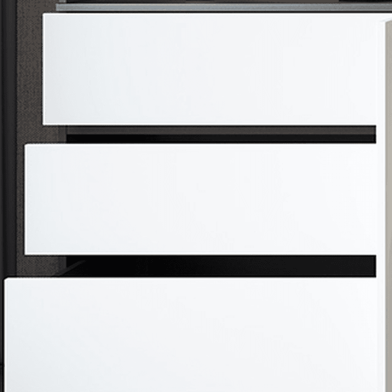 Standard/Wide Chalk 3 Drawers Closet 2 Shelves/1 Shelf Glass Doors Functional Storage Cabinet Sideboard - image 8