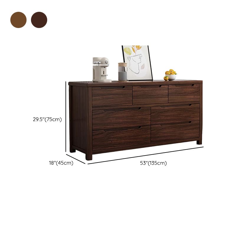 Art Deco Drawer Storage Nightstand with 6 Drawers/5 Drawers/9 Drawers and Lumber Tabletop - image 11
