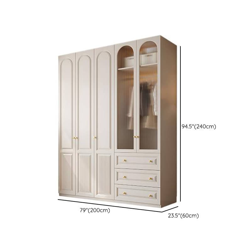 Minimalist Manufactured Wood Independent Almirah with Soft Close Drawer, Interior Shelves, and Clothing Rod - image 37