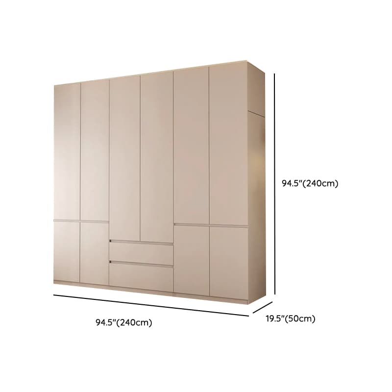 Auburn Self-supporting Cabinet Armoire with 2 Drawers and Gate Doors - image 25