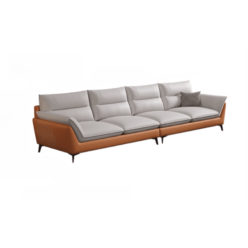 Tech ClothUpholstered Sofa Couch/Single Sofa in Chalk for Parlor with Flared Arm in a Modern Style - image 14