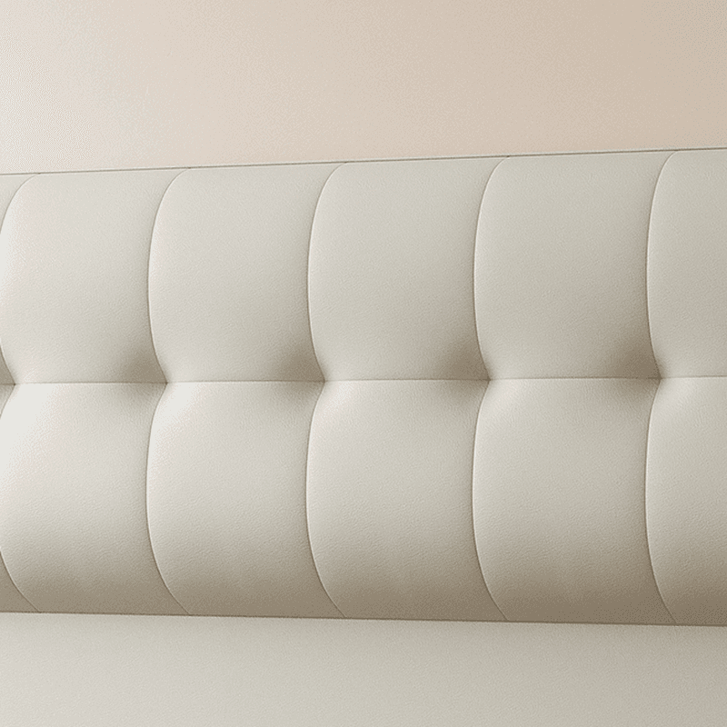 Simplistic Style Panel Headboard with No Distressing, Piled Tufted Rectangular Shape for Queen/Full/Twin XL Bed, Sponge Upholstery, Standard Height - image 12
