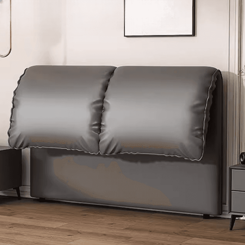 Modern Simple Style Panel Headboard in Natural Wood with No Distressing, Rectangle Shape for King/Queen/Full Bed, Featuring Sponge Upholstery and Standard Height - image 9