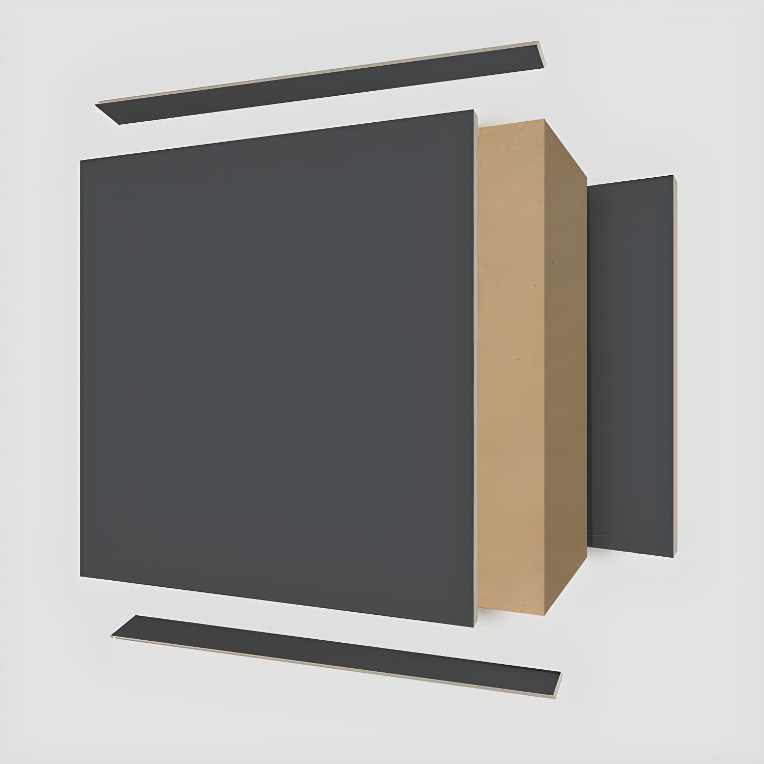 Artificial Wood Sideboard Glam Sideboard with Doors for Living Room - image 13