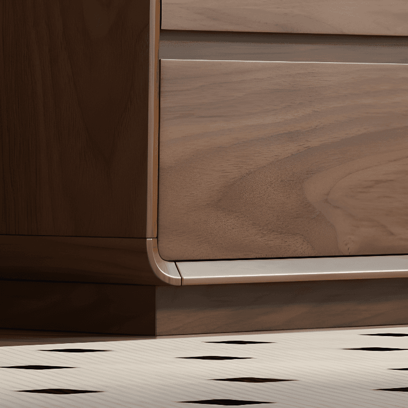 Cocoa Simplistic Natural Wood Double Dresser/Bachelor Chest/Lingerie Chest with 6/9/5 Drawers in Horizontal/Vertical Orientation