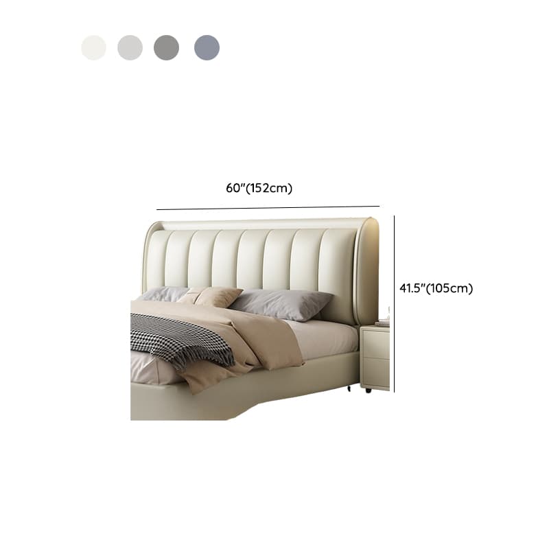Modish Timber Panel Headboard with No Distressing, Arched/Rectangle/Camelback Shape for Full/King/Queen Bed, Featuring Sponge Upholstery Fill and Standard Height - image 13