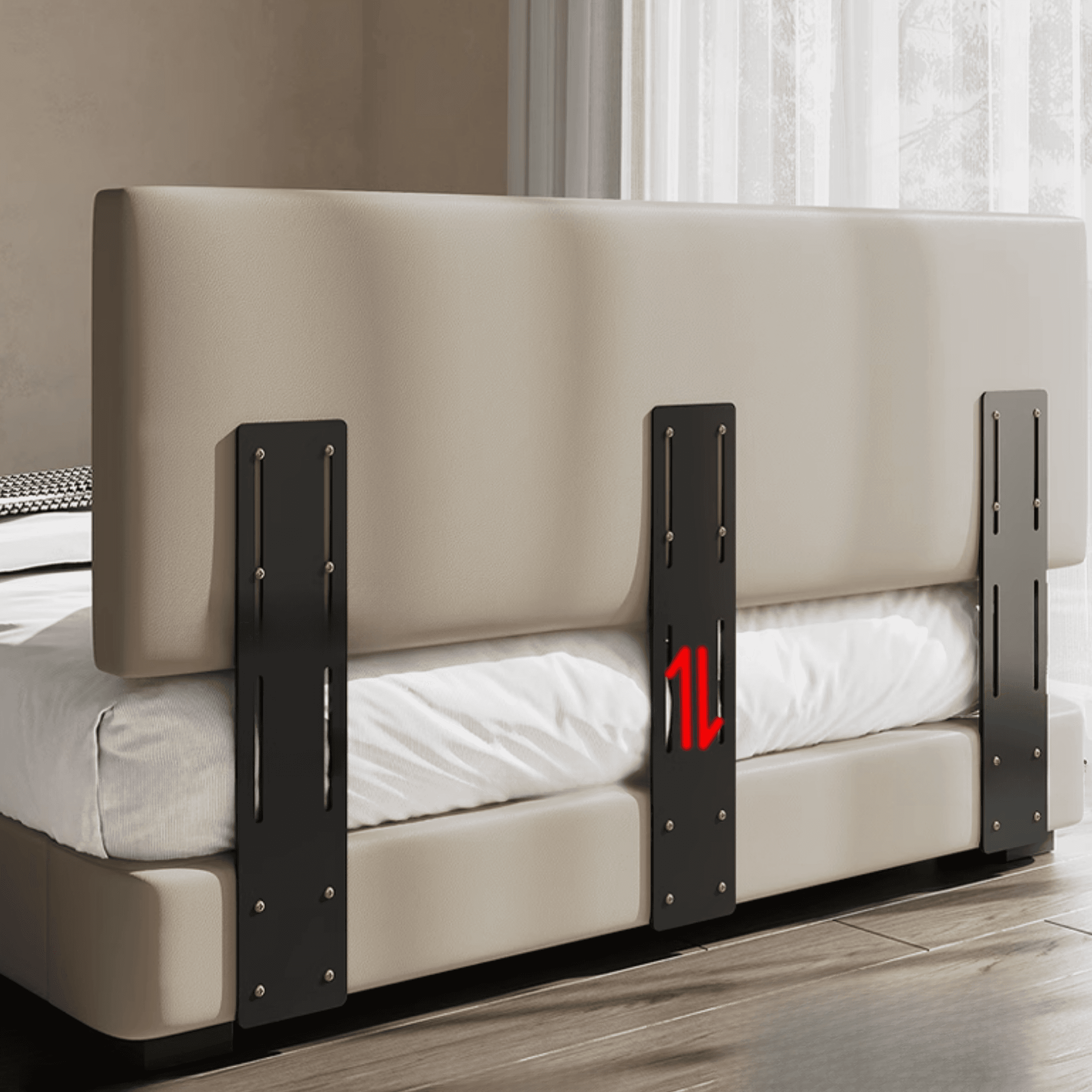 Solid Color Pine Wood Storage Bed with 3 Storage Boxes for Living Room - image 3