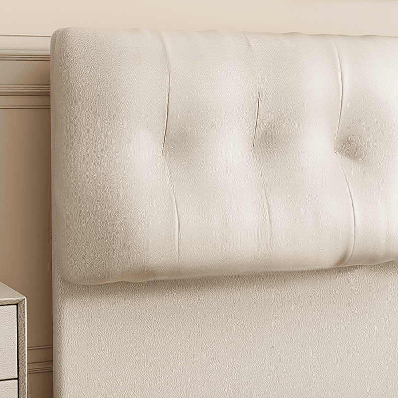 Simplistic Panel Headboard with No Distressing, Piled Tufted Rectangular Design for Queen/Full/Twin XL Bed, Cotton Upholstery, Standard Height - image 11