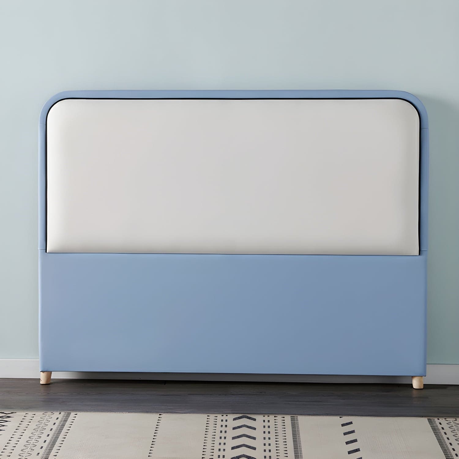 Modern Upholstered Panel Headboard with Leather Upholstery and Rectangular Shape - image 6