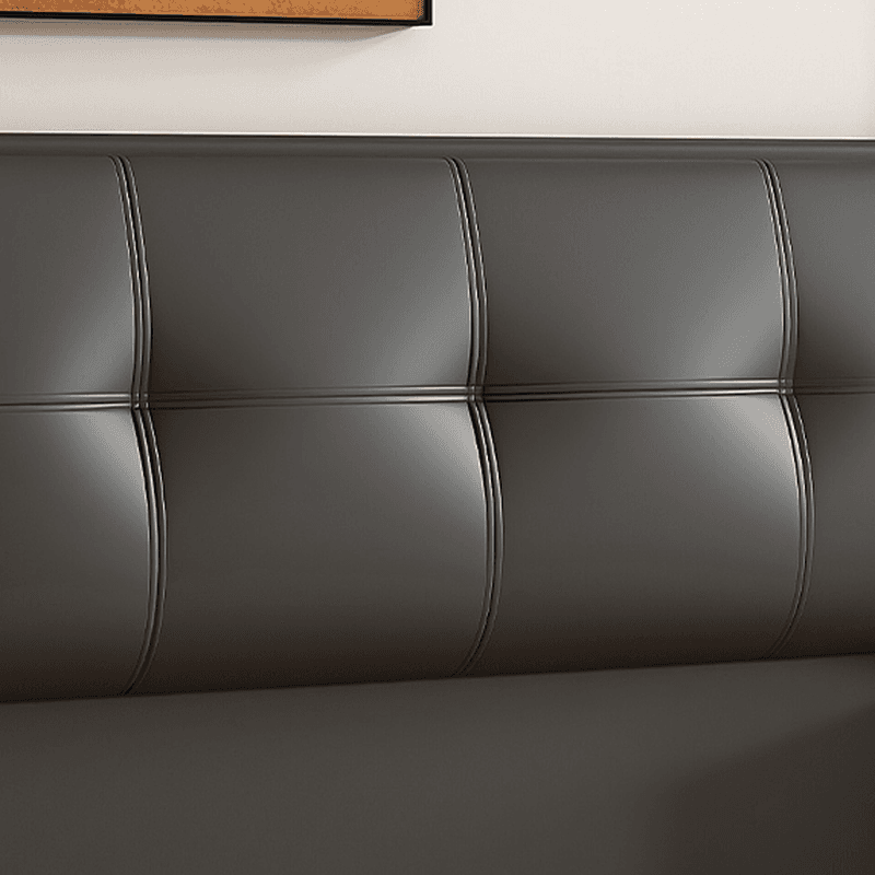 Simplistic Style Panel Headboard with No Distressing, Piled Tufted Rectangular Shape for King/Queen/Full Bed, Sponge Upholstery Fill, Standard Height - image 11