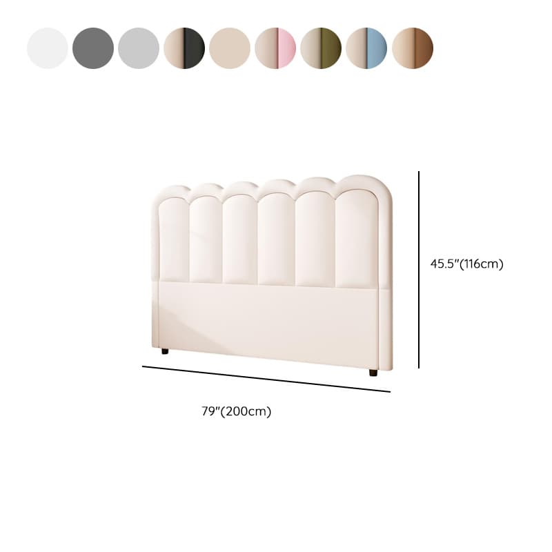 Modish Style Panel Headboard in Pine Wood with No Distressing for King/Queen/Full Bed, Featuring Sponge Upholstery Fill and Free-standing Standard Installation with Standard Height - image 17