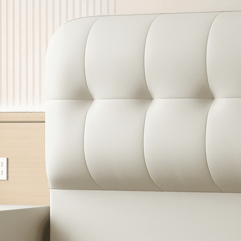 Simplistic Style Panel Headboard with No Distressing, Piled Tufted Rectangular Shape for Queen/Full/Twin XL Bed, Sponge Upholstery, Standard Height - image 13