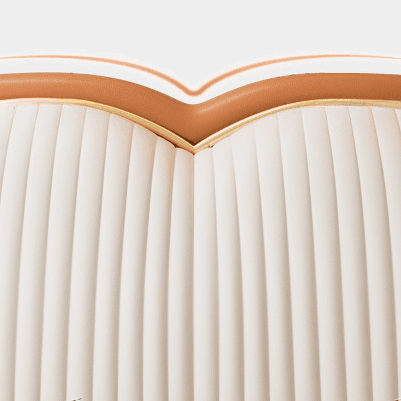 Modern Simple Style Wingback Headboard in Natural Wood for King/Queen/Full Bed with No Distressing, Sponge Upholstery, Free-standing Standard Height - image 11