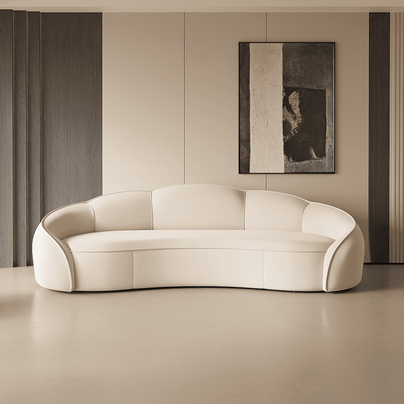 Versatile Olive Green/Ivory/Sand Sofa/Loveseat/Single Sofa with Sloped Arms and Concealed Support
