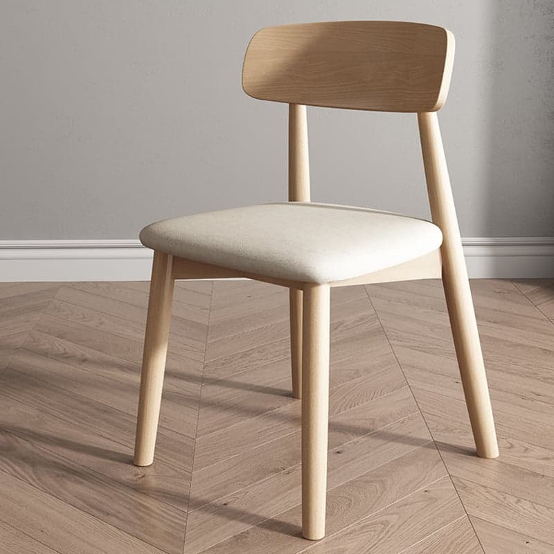 For Restaurant Light-Toned Wood Framed Armless Chair - image 6