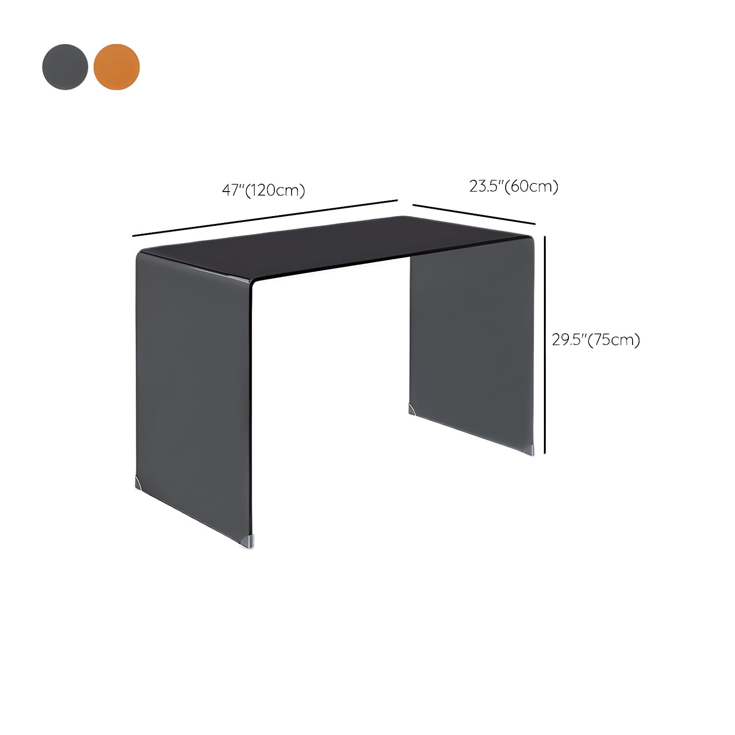 Contemporary Make-up Vanity Standing Glass Bedroom Makeup Vanity Set - image 27