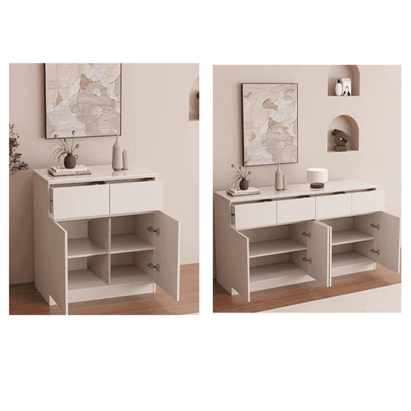Sideboard with 4 Drawers/3 Drawers/2 Drawers, Narrow/Standard Size, Drawers Storage, Sintered Stone Countertop, Alterable Shelf, 4 Doors/3 Doors/2 Doors, and Tabletop - image 11