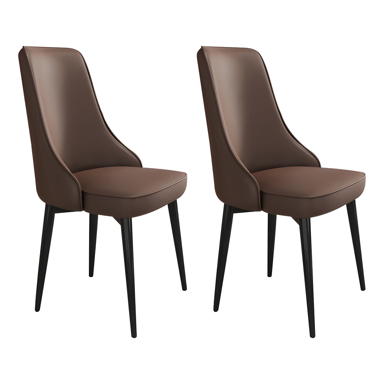 Glam Style Side Chair Upholstered Dining Chair for Dining Room - image 4