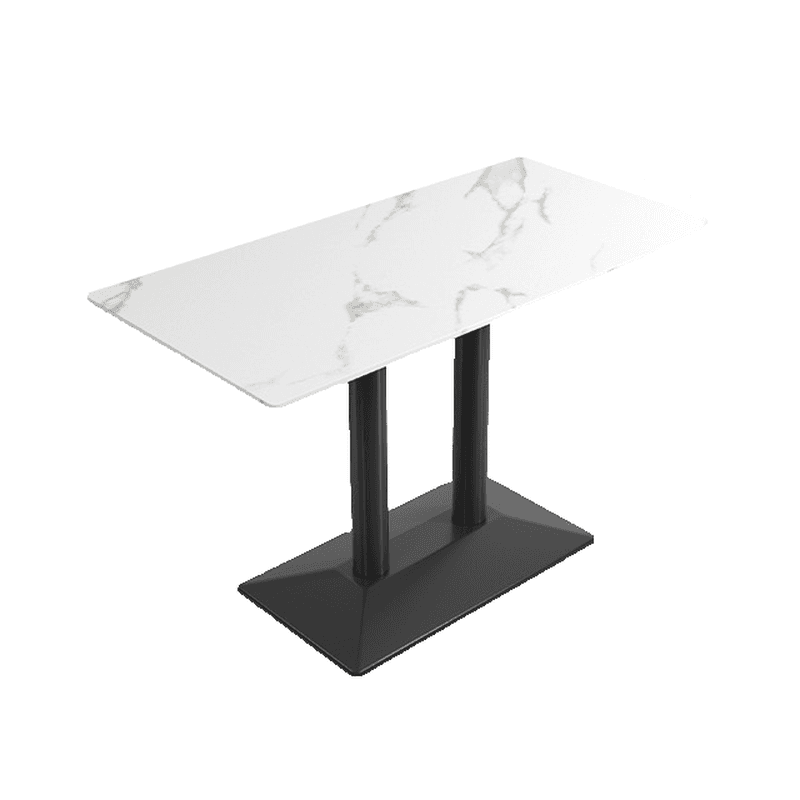 Casual Dining Table with Sintered Stone Top, Fixed Table, Scratch-shielded, for 2/4 People - image 17