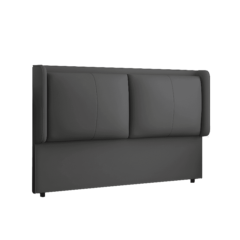 Simplistic Panel Headboard in Pine Wood with No Distressing, Rectangular Shape for King/Full/Queen Bed, Featuring Sponge Upholstery Fill and Standard Height - image 8