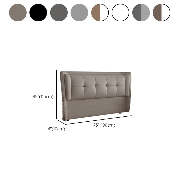 Standard（36-55“） Free-standing Standard Rectangular Full(54"W x 75"L) Stitch-tufted Wingback Headboard with Timber Frame and Sponge Filing - image 15