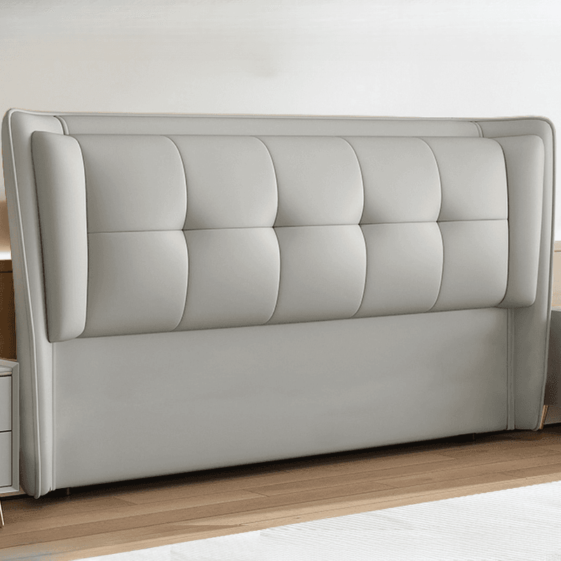 Simplistic Wingback Headboard with No Distressing, Piled Tufted, Rectangular Shape for Queen/Full/Twin Bed, Featuring Sponge Upholstery and Standard Height - image 5