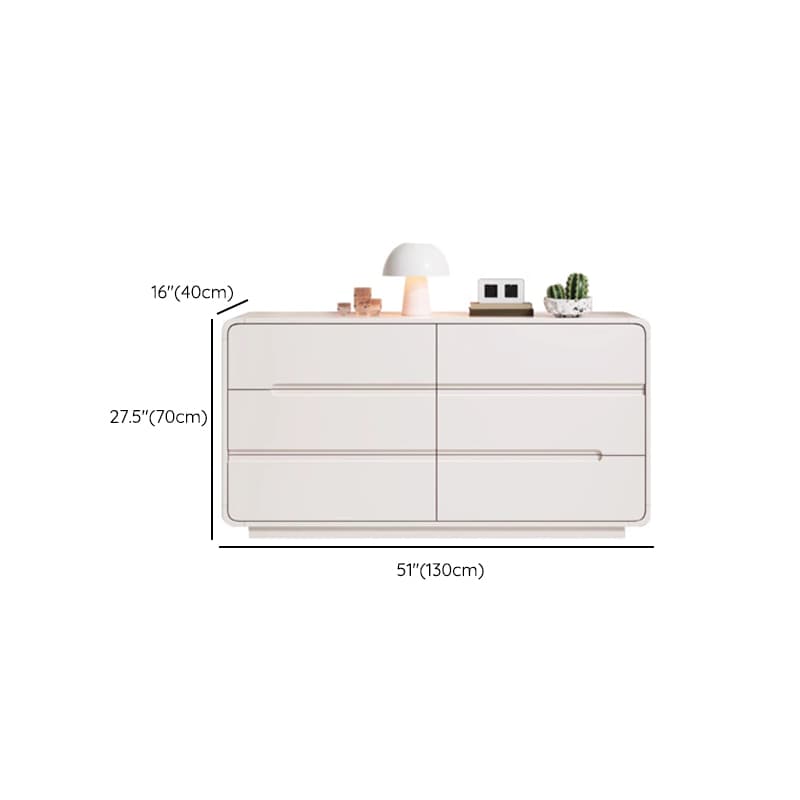 Art Deco White Horizontal/Vertical Bleached Wood Double Dresser/Bachelor Chest with 6 Drawers/8 Drawers/4 Drawers - image 21